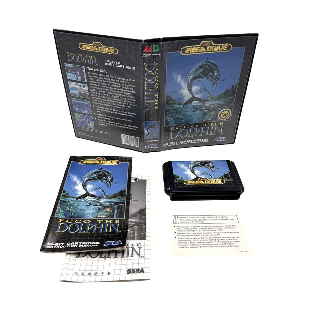 Ecco The Dolphin Sega Megadrive (PAL Asia)