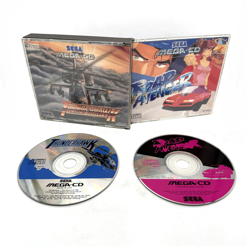 Road Avenger Sega Mega-CD (+ ThunderHawk) – Retromania