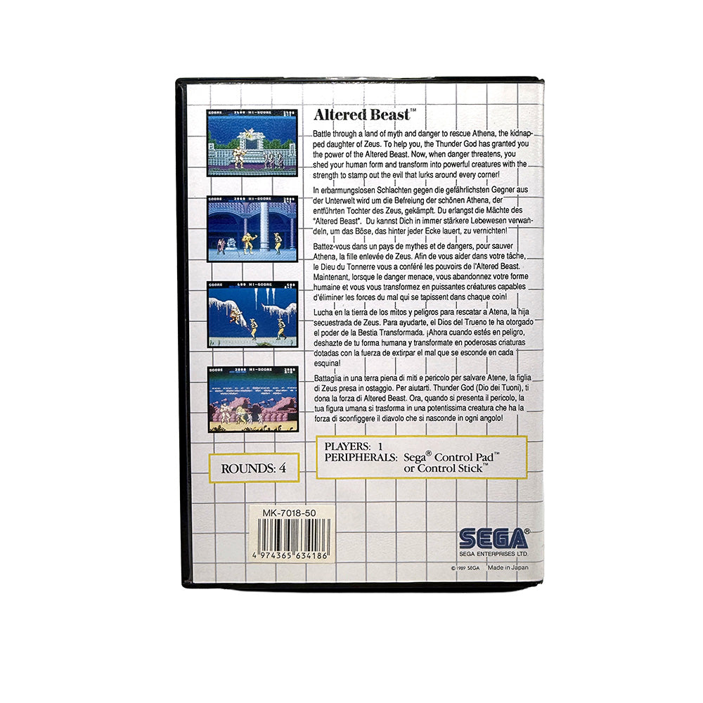 Altered Beast Sega Master System