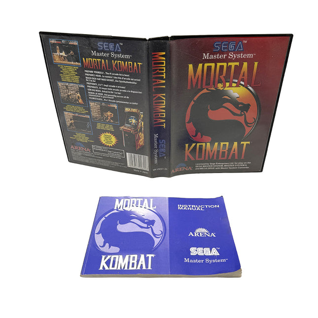 Boite et notice Mortal Kombat Sega Master System
