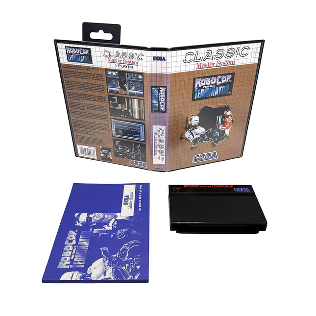 Robocop Versus The Terminator Sega Master System Classic Version (RARE)