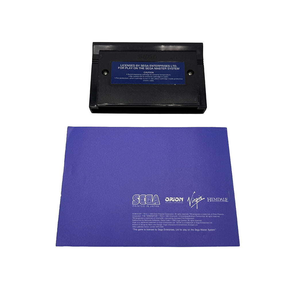 Robocop Versus The Terminator Sega Master System Classic Version (RARE)