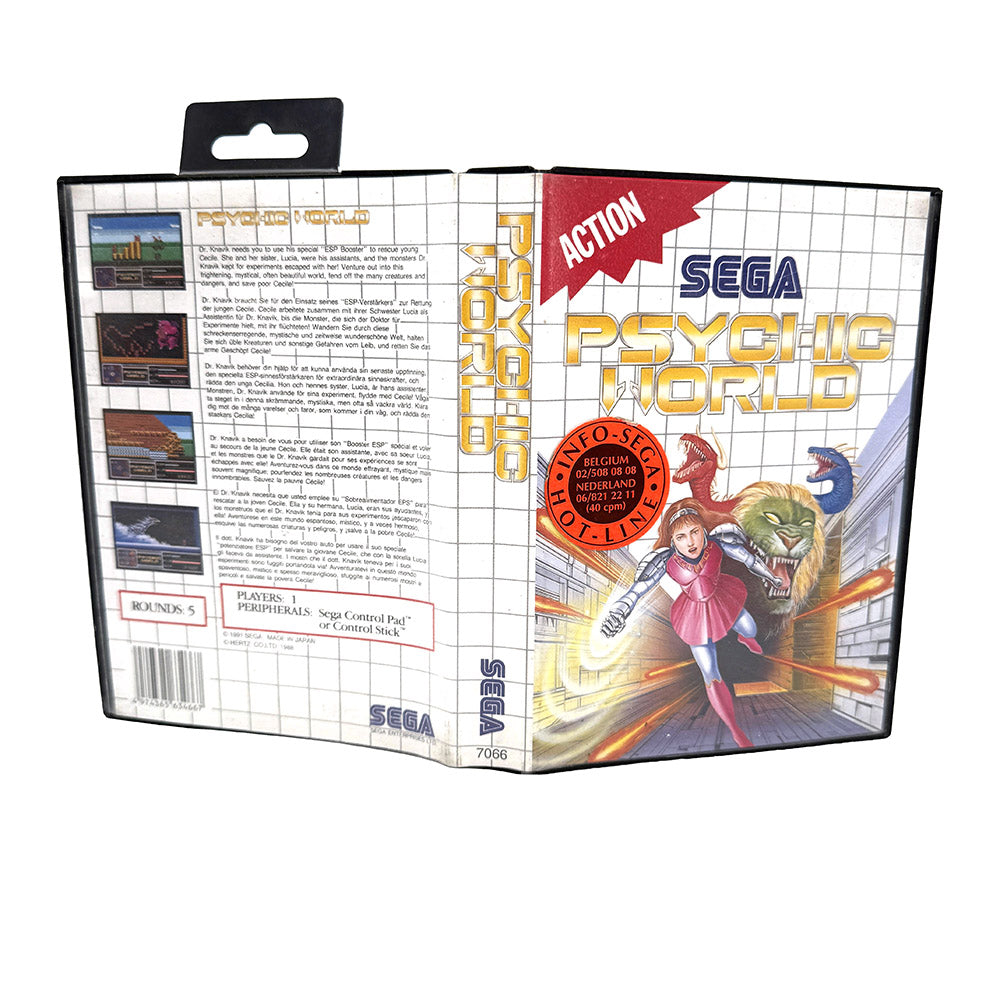 Boite Psychic World Sega Master System