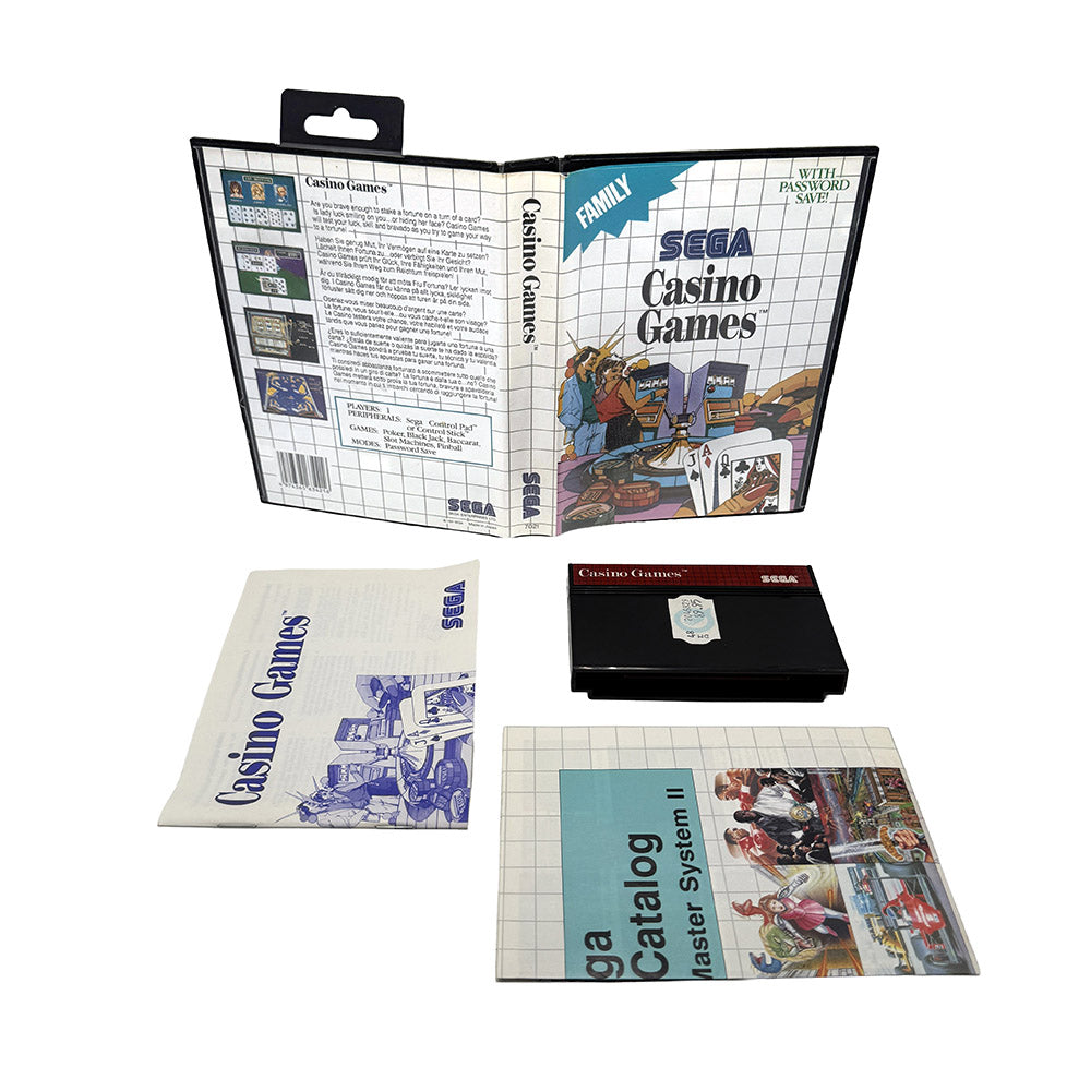 Casino Games Sega Master System