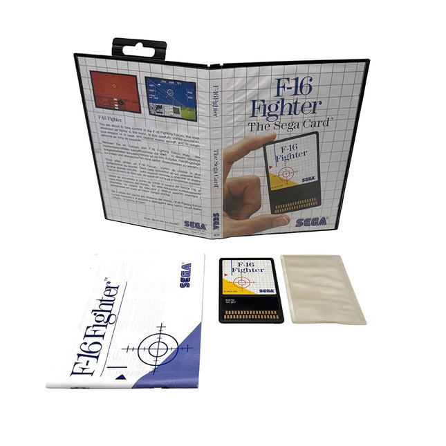 F-16 Fighter The Sega Card Sega Master System