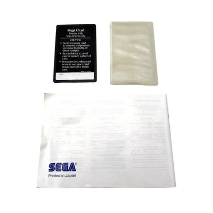 F-16 Fighter The Sega Card Sega Master System