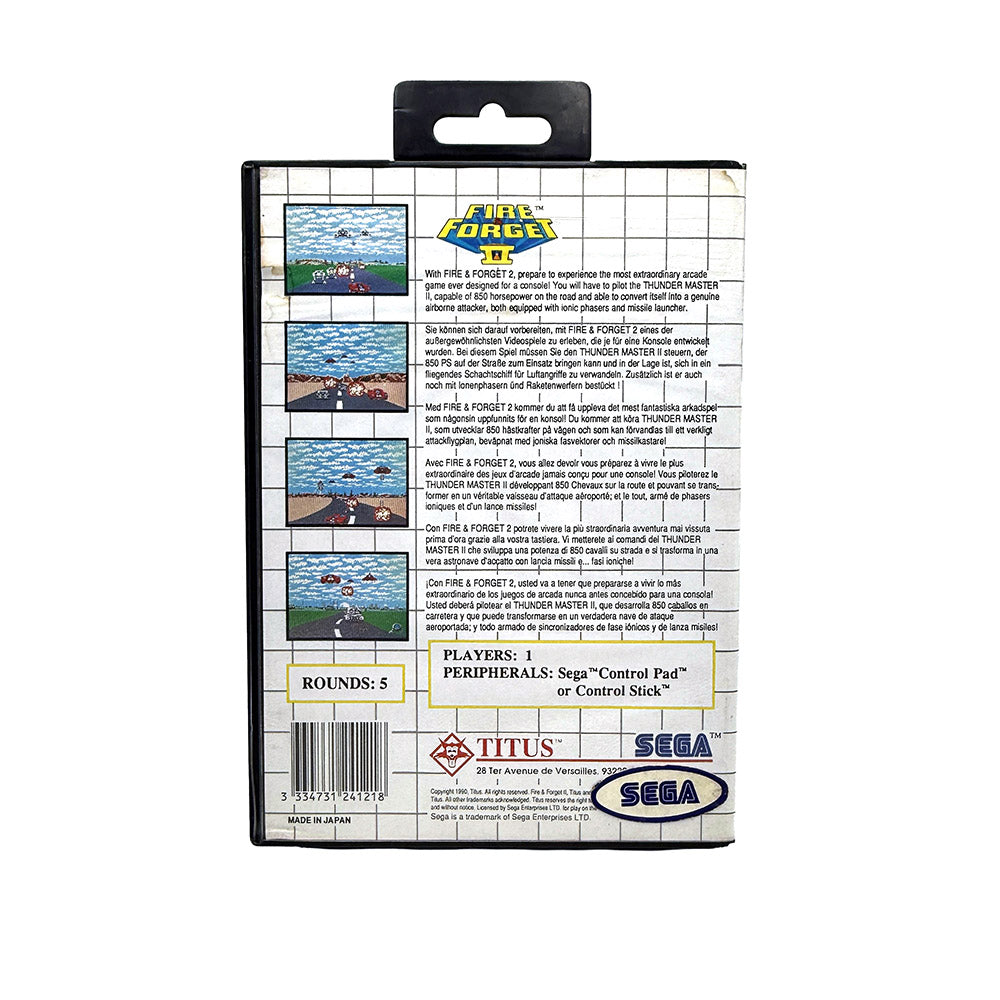 Fire Forget II Sega Master System