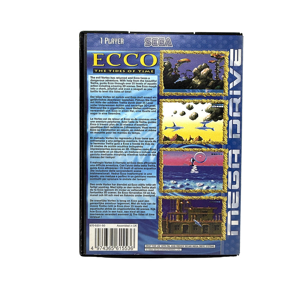 Ecco The Tides of Time Sega Megadrive