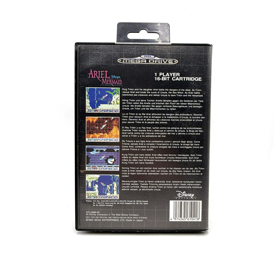 Disney's Ariel The Little Mermaid Sega Megadrive