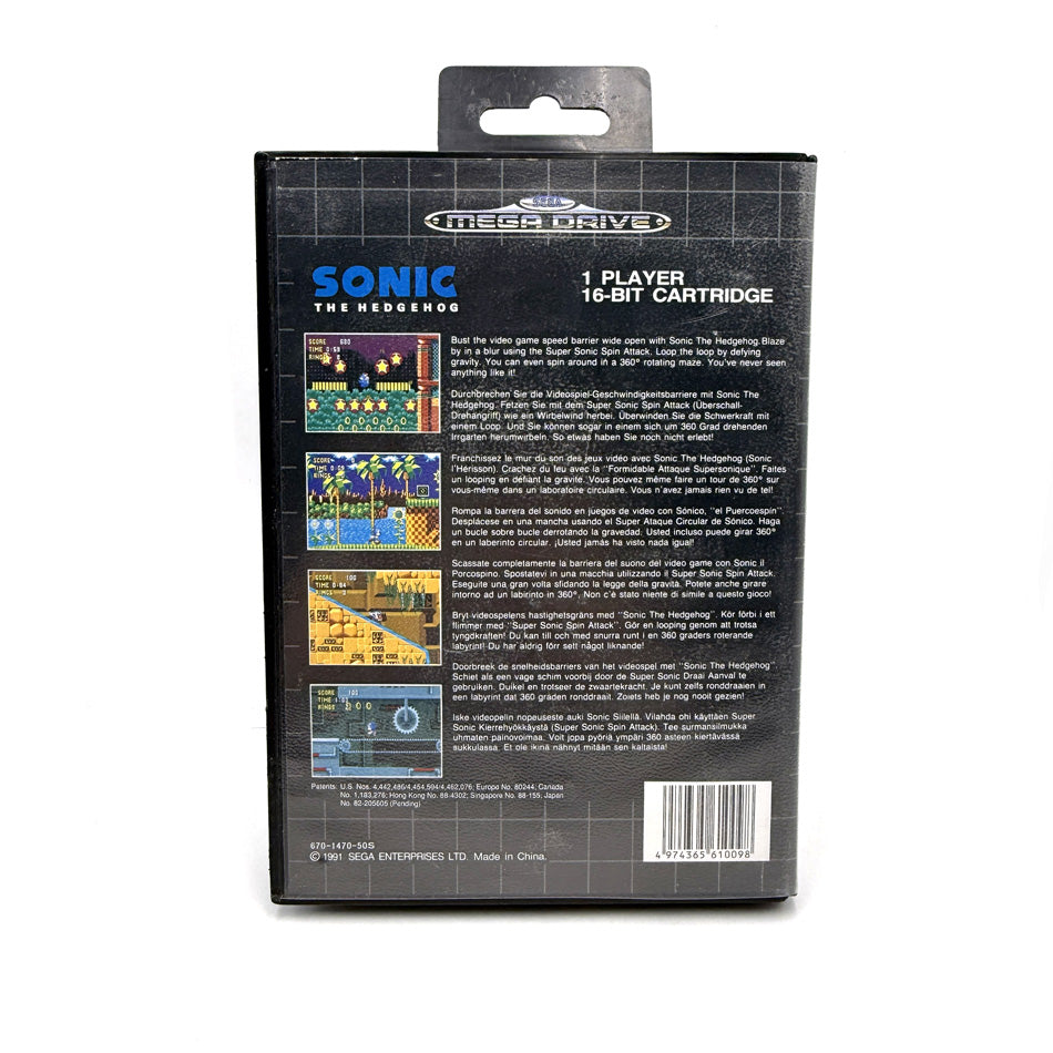 Sonic The Hedgehog Sega Megadrive