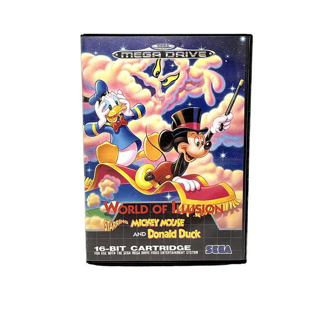 World of Illusion Starring Mickey Mouse and Donald Duck Sega Megadrive