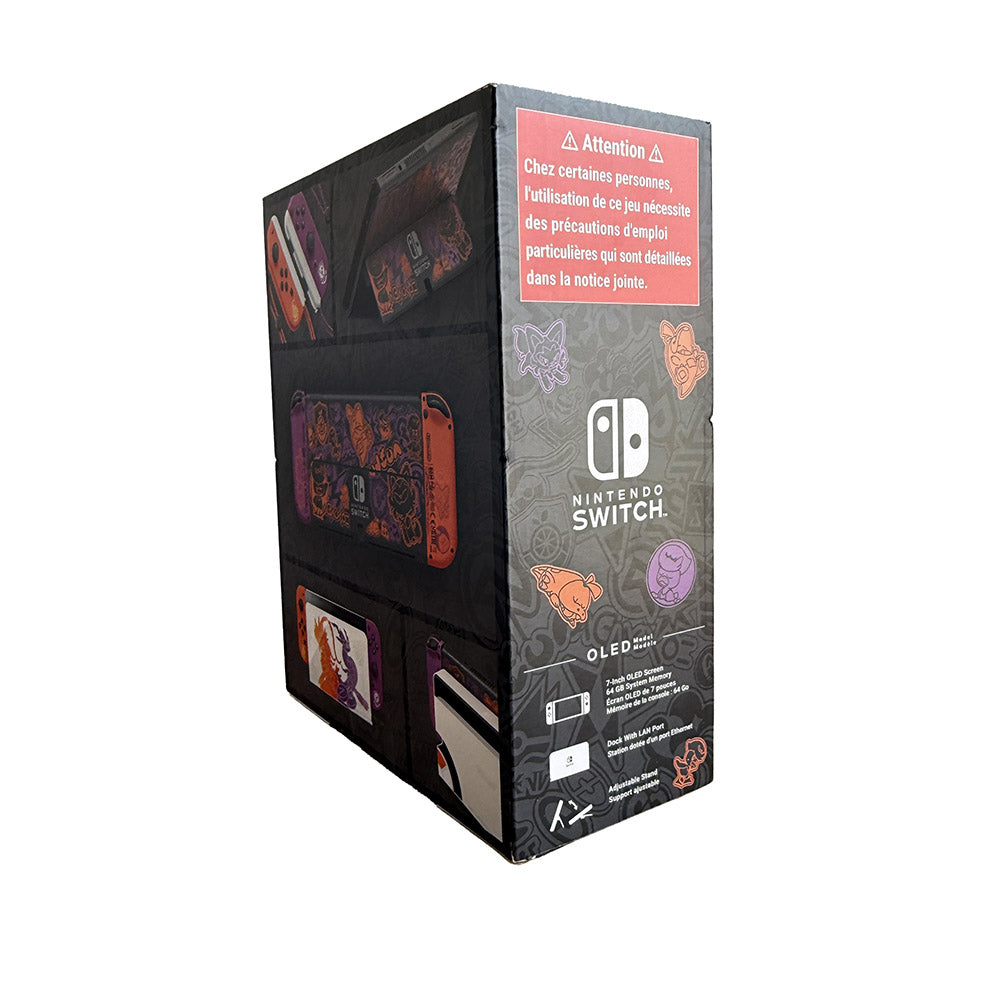 Console Nintendo Switch OLED Édition Pokémon Écarlate & Violet