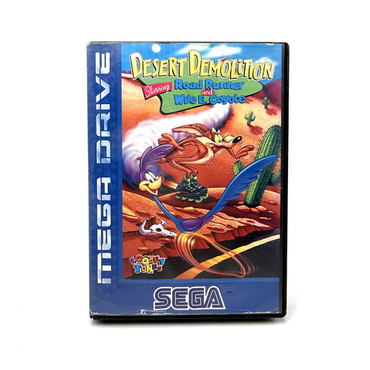 Desert Demolition Starring Road Runner And Wile E. Coyote Sega Megadrive