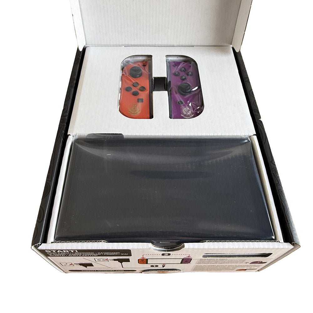 Console Nintendo Switch OLED Édition Pokémon Écarlate & Violet
