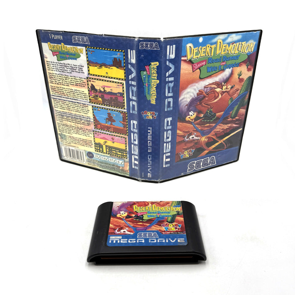Desert Demolition Starring Road Runner And Wile E. Coyote Sega Megadrive
