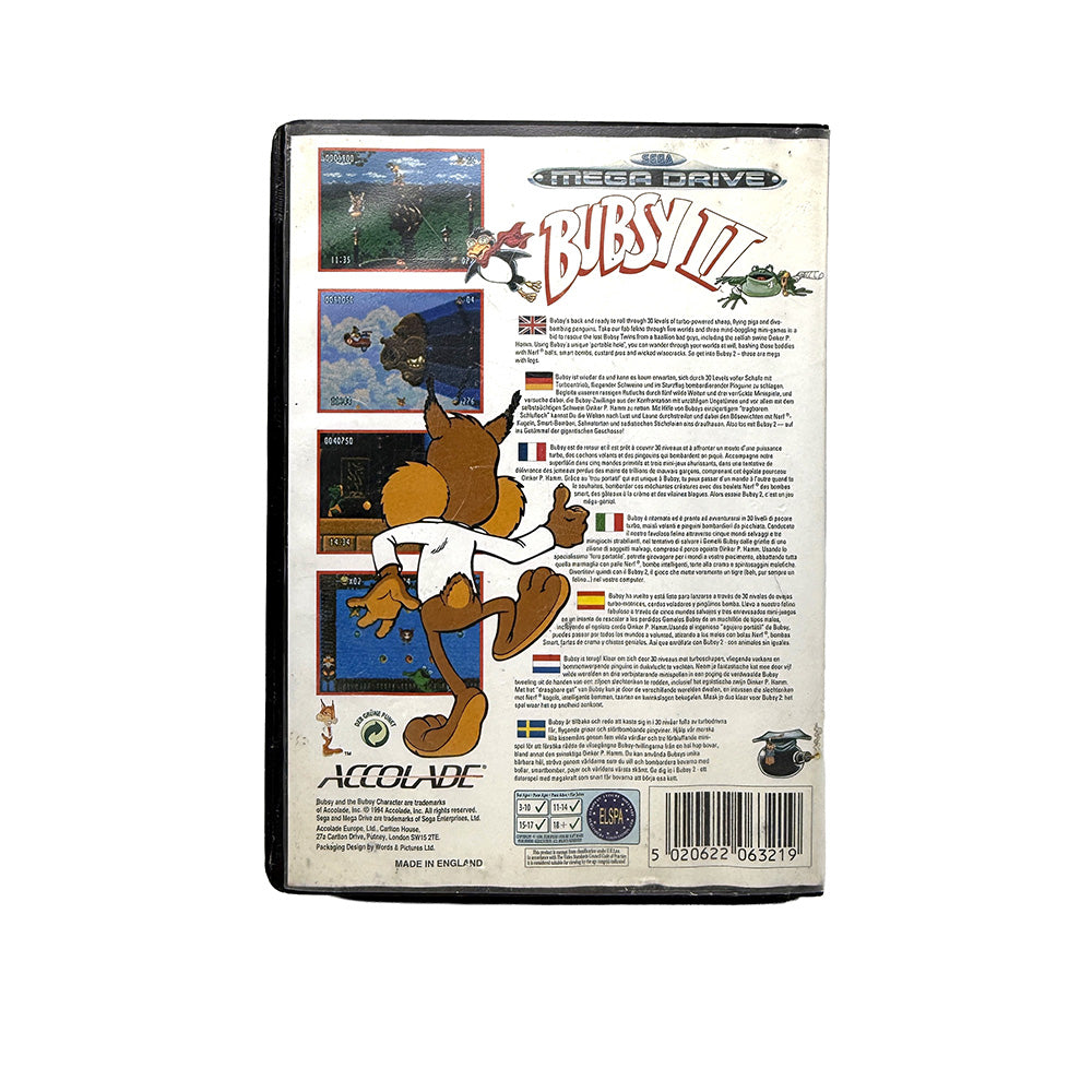 Bubsy II Sega Megadrive