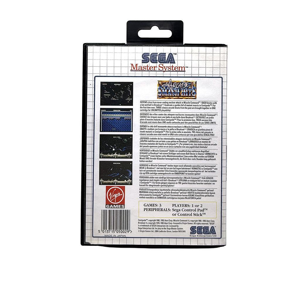 Arcade Smash Hits Sega Master System