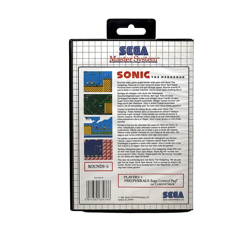 Sonic the Hedgehog Sega Master System