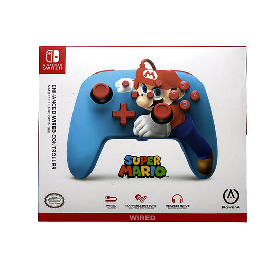 Manette filaire améliorée PowerA Nintendo Switch Super Mario