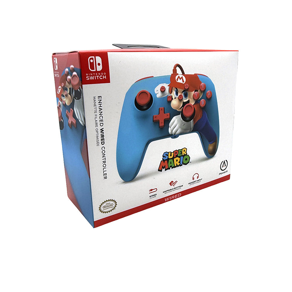 Manette filaire améliorée PowerA Nintendo Switch Super Mario