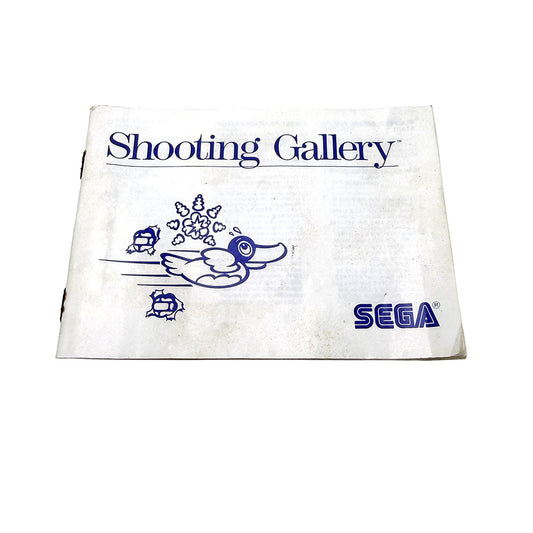 Notice Shooting Gallery Sega Master System