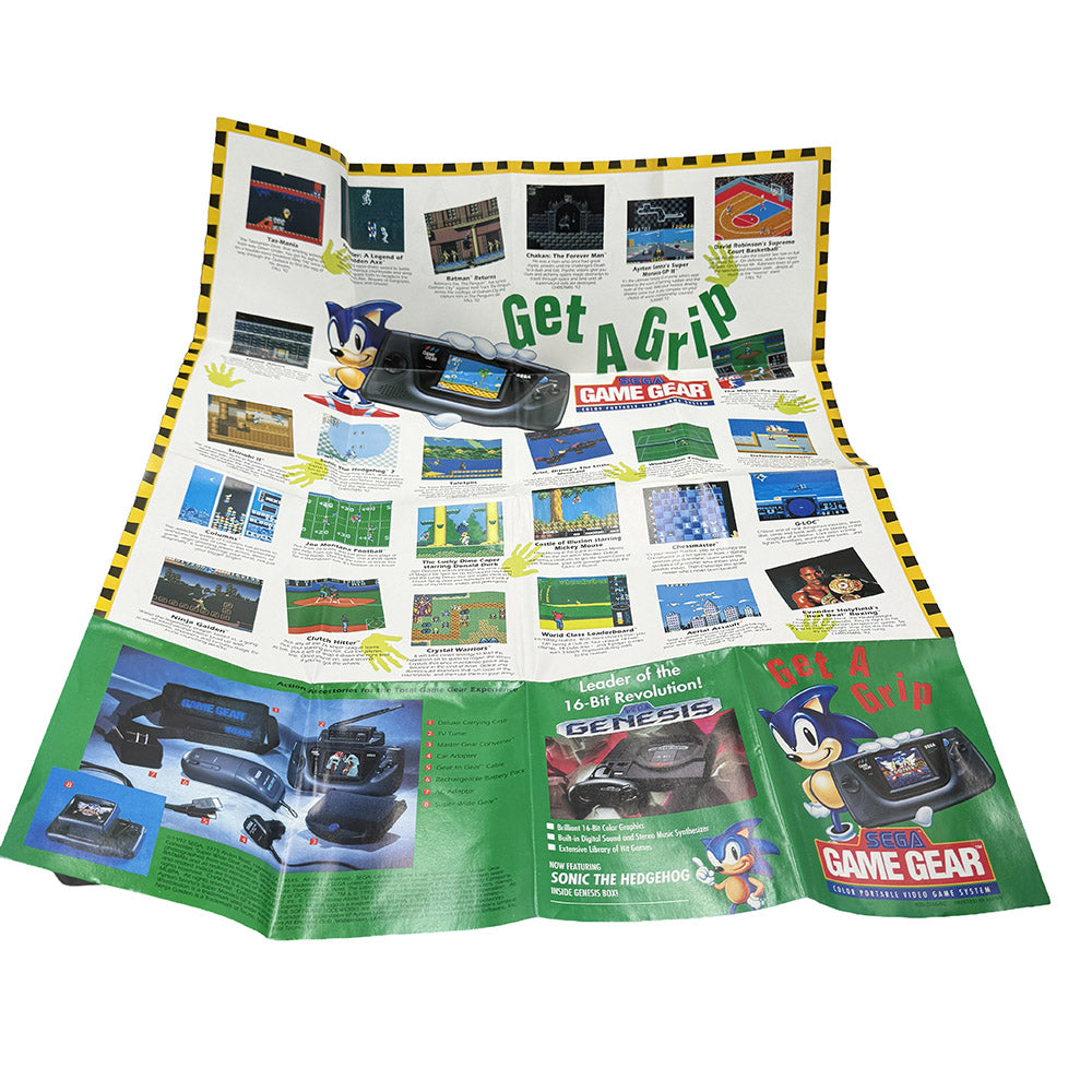 Poster Double Face Sega Game Gear Sonic the Hedgehog / Batman Returns