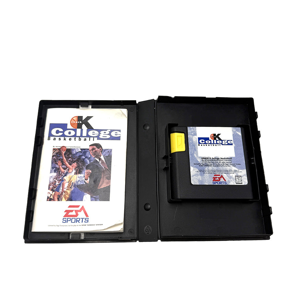 Coach K College Basketball Sega Genesis 