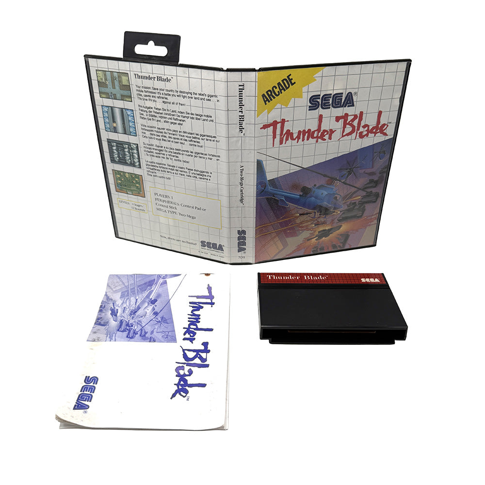 Thunder Blade Sega Master System