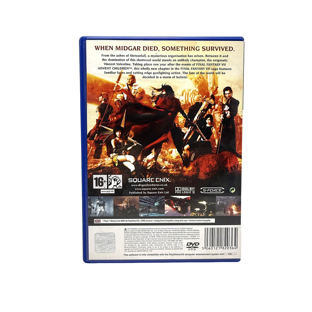 Dirge of Cerberus Final Fantasy VII Playstation 2