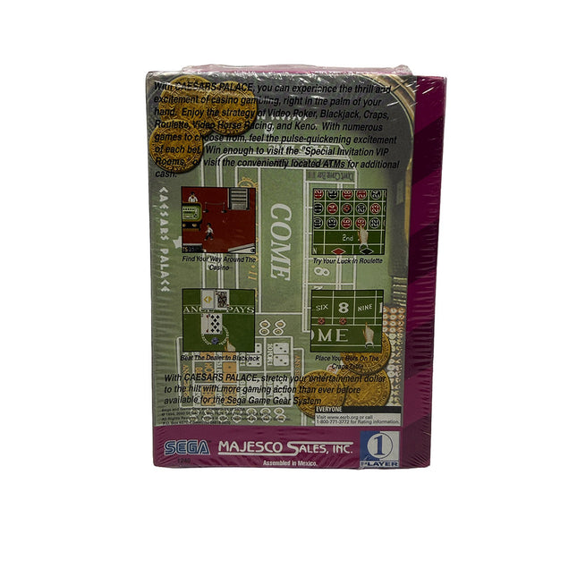 Caesars Palace Sega Game Gear