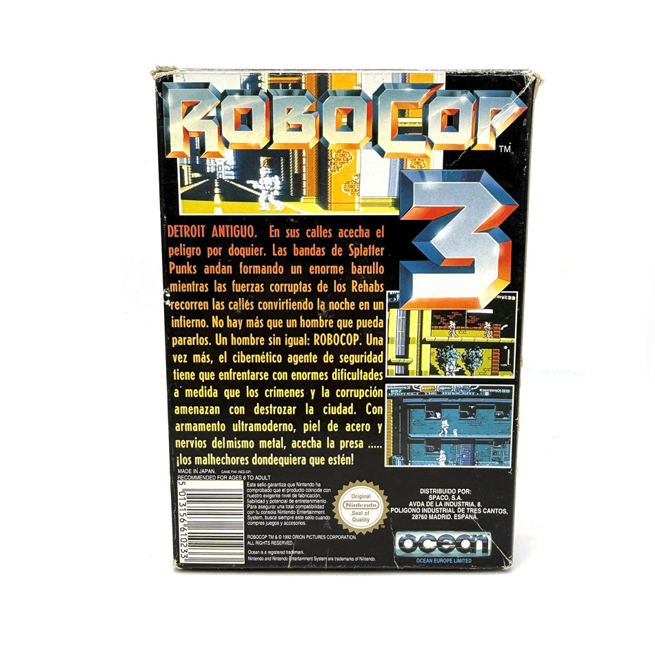 Boite Robocop 3 Nintendo NES