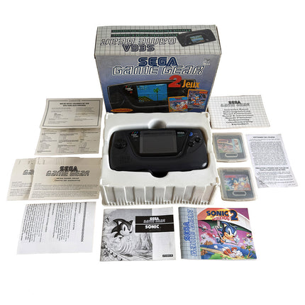 Console Sega Game Gear Sonic Pack 2 Jeux (RARE)