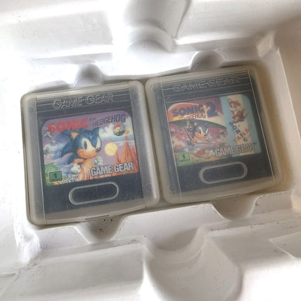 Console Sega Game Gear Sonic Pack 2 Jeux (RARE)
