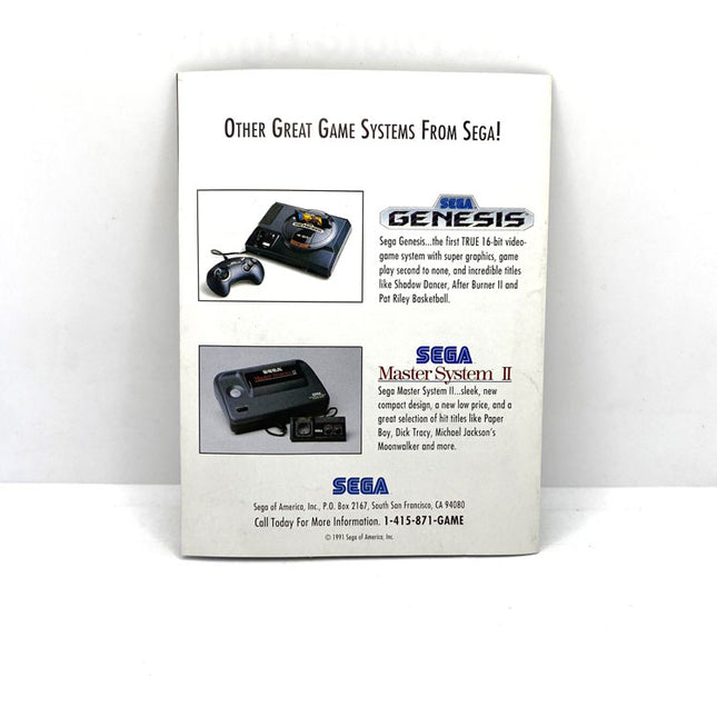 Notice publicitaire Sega Game Gear