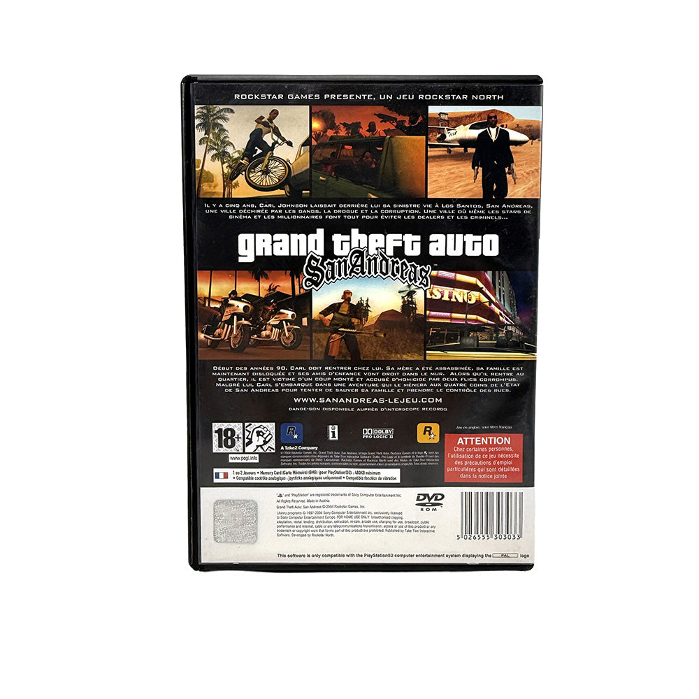 Grand Theft Auto San Andreas PlayStation 2 (GTA San Andreas)