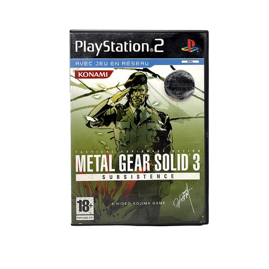 Metal Gear Solid 3 Subsistence Playstation 2