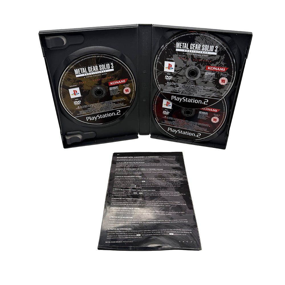 Metal Gear Solid 3 Subsistence Playstation 2