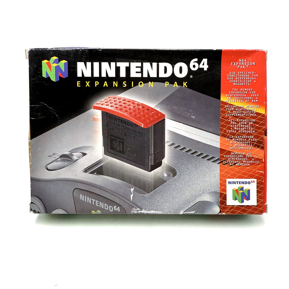 Boite et notice Expansion Pak Nintendo 64