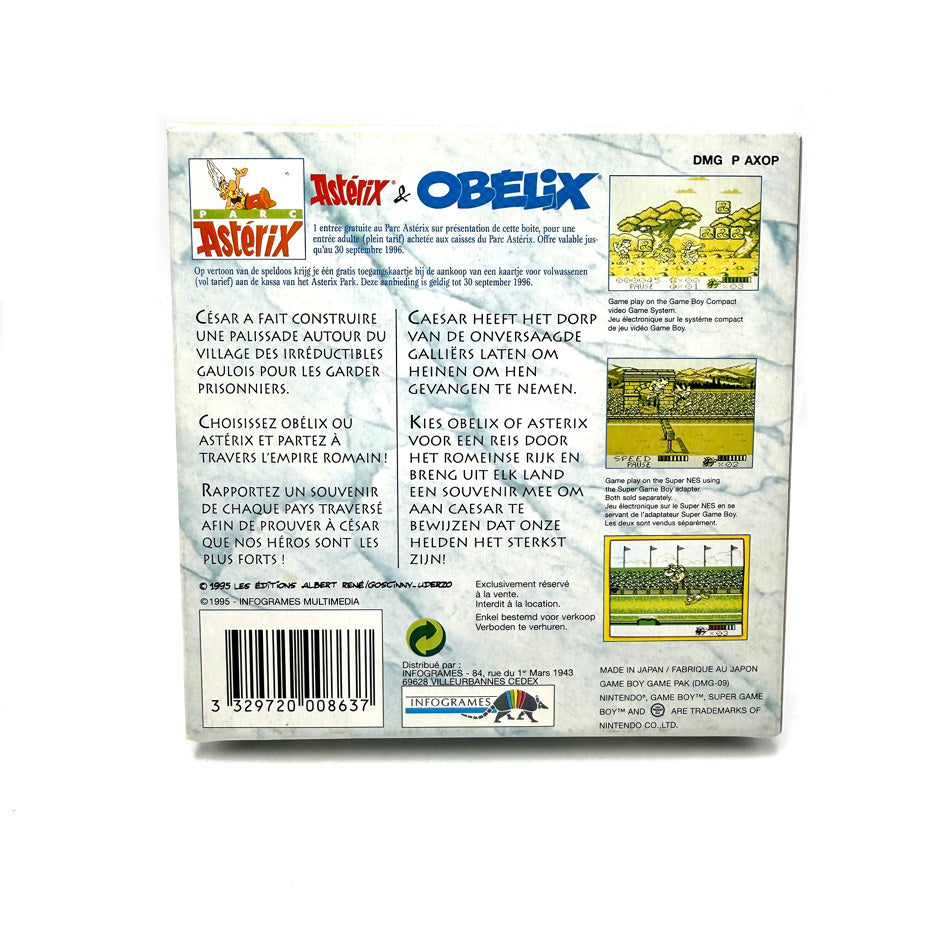 Boite et notice Astérix & Obélix Nintendo Game Boy