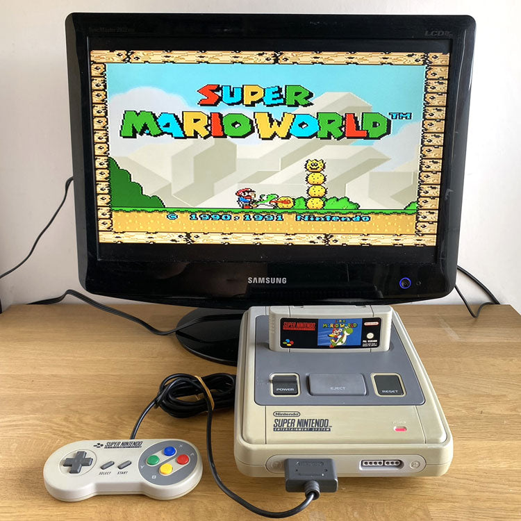 Console Super Nintendo More Fun Set Super Mario World Pack (Rare)