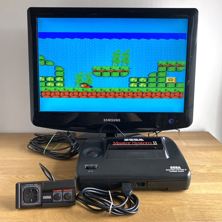 Console Sega Master System II Alex Kidd en boite