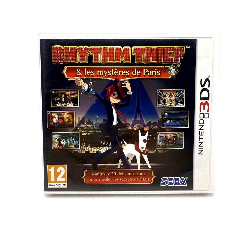 Rhythm Thief & Les Mystères De Paris Nintendo 3DS (RARE)