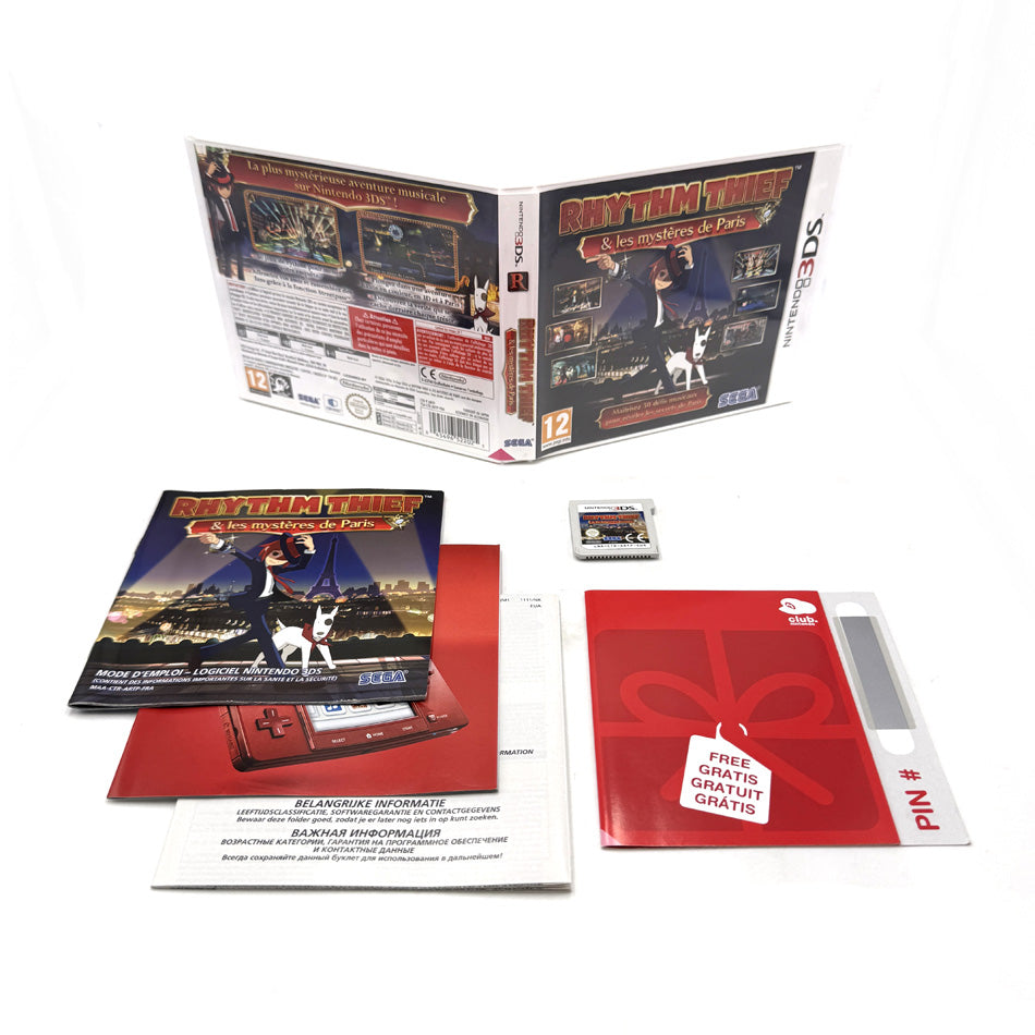 Rhythm Thief & Les Mystères De Paris Nintendo 3DS (RARE)