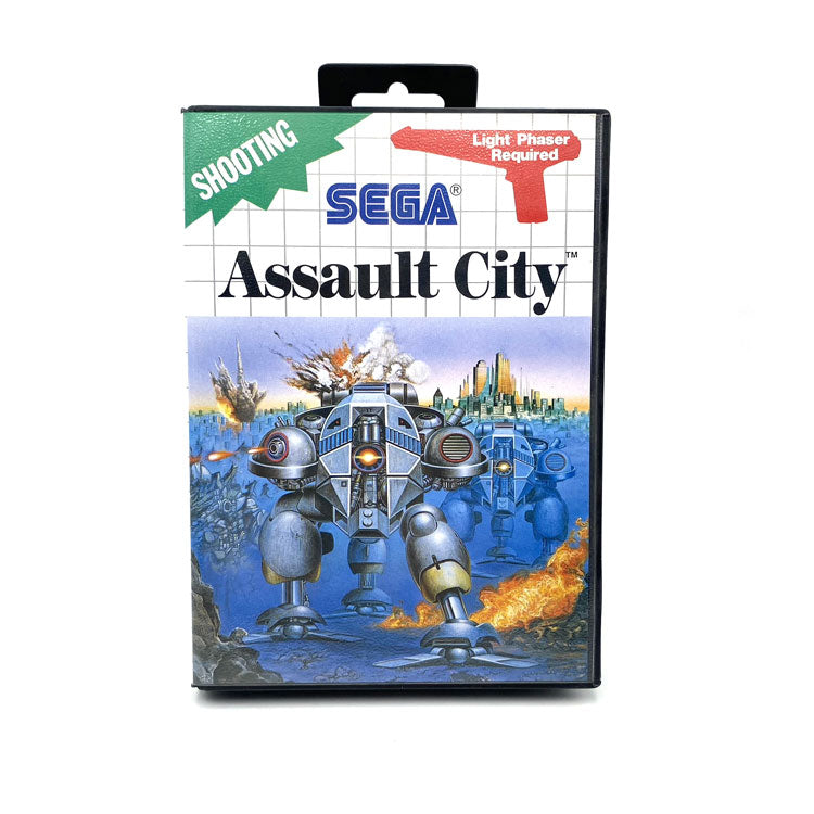 Assault City Sega Master System (Light Phaser Required)