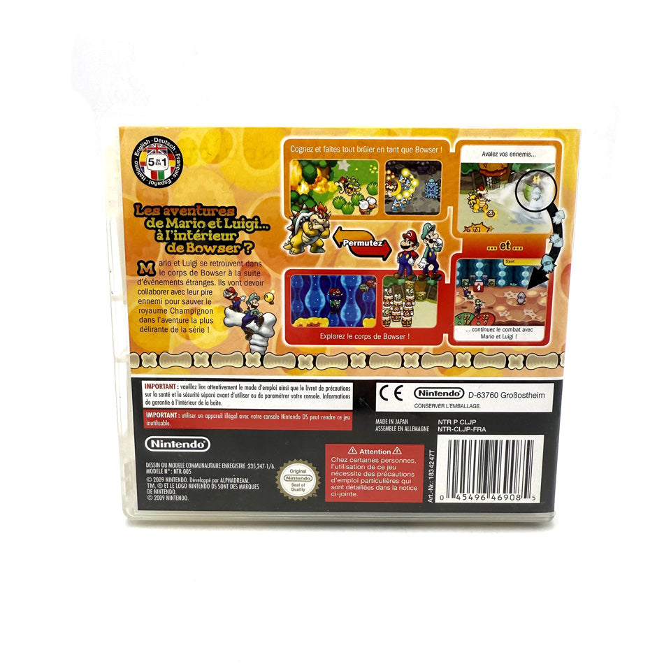 Mario & Luigi Voyage Au Centre de Bowser Nintendo DS