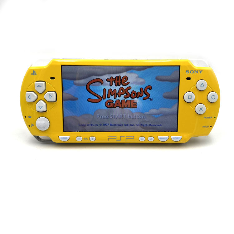 Console Playstation PSP 2004 Slim & Lite Edition Limitée The Simpsons (+ Jeu Les Simpsons)