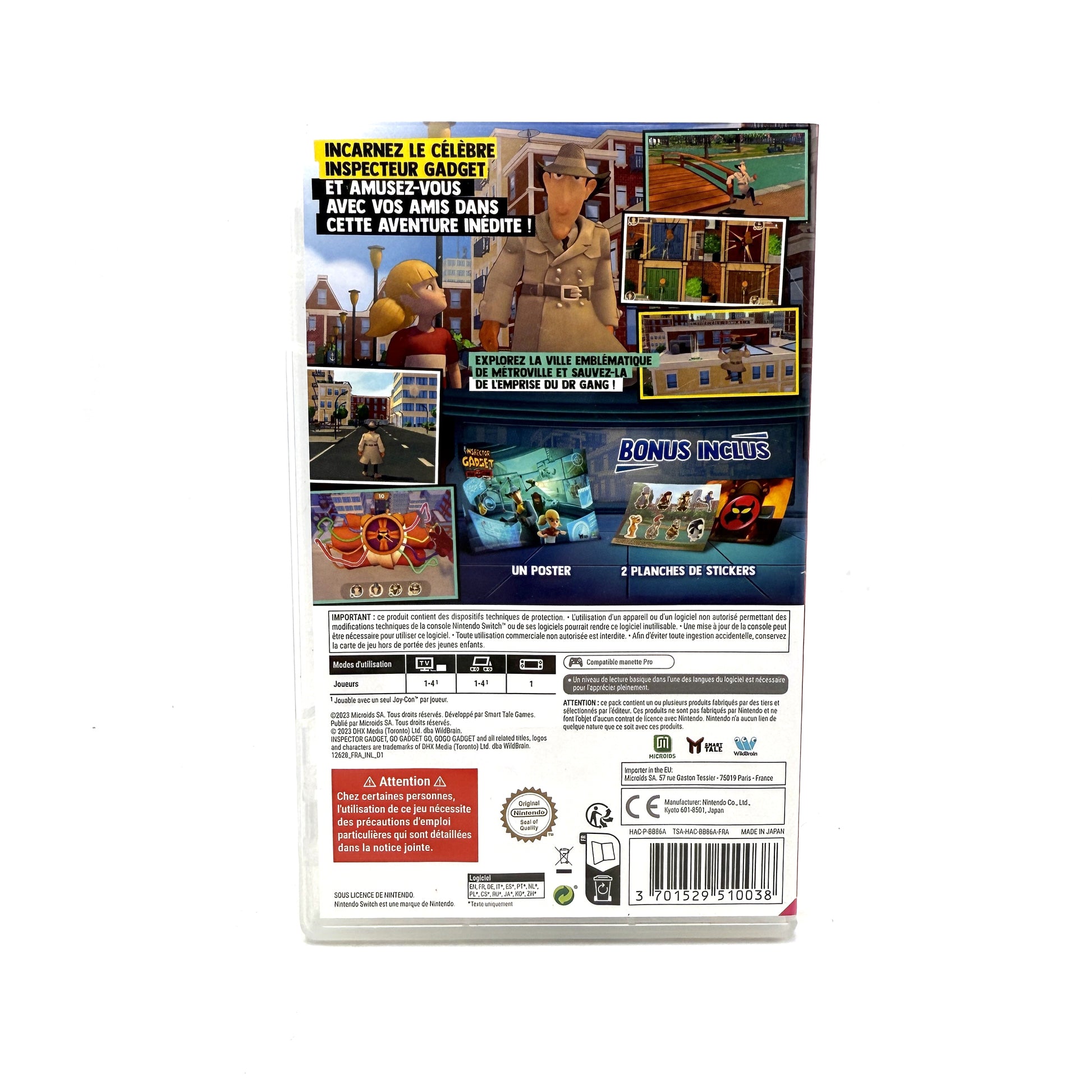 Inspecteur Gadget Mad Time Party Nintendo Switch