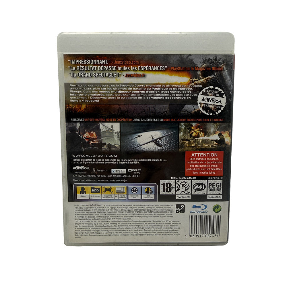 Call of Duty World at War Playstation 3