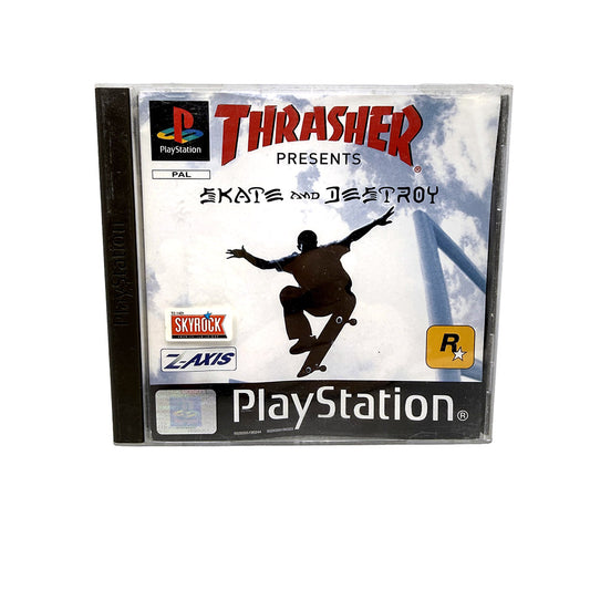 Boite et notice Thrasher Skate and Destroy Playstation 1