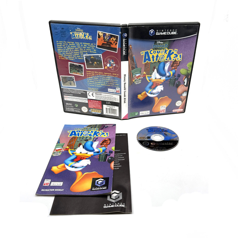 Disney Donald Couak Attak Nintendo Gamecube